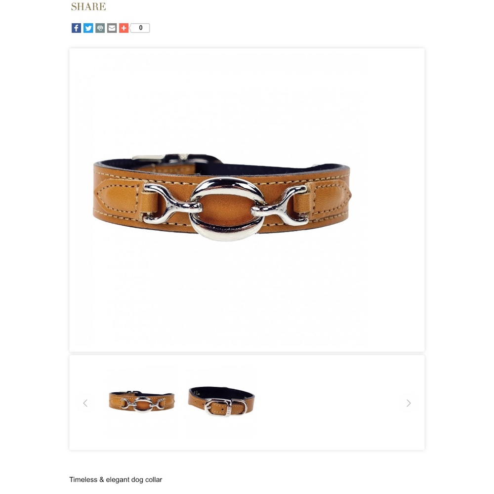 Hartman and Rose dog collar
